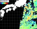NOAA人工衛星画像:黒潮域, パス=20260816 23:30 UTC
