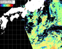 NOAA人工衛星画像:黒潮域, パス=20260817 10:20 UTC