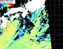 NOAA人工衛星画像:黒潮域, パス=20260817 12:00 UTC