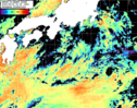 NOAA人工衛星画像:黒潮域, パス=20260818 00:50 UTC