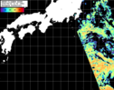 NOAA人工衛星画像:黒潮域, パス=20260818 10:00 UTC