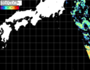 NOAA人工衛星画像:黒潮域, パス=20260818 10:30 UTC