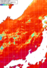 NOAA人工衛星画像:日本海, 1日合成画像(2026/08/19UTC)