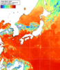 NOAA人工衛星画像:日本全域, 1日合成画像(2026/08/20UTC)