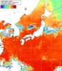 NOAA人工衛星画像:日本全域, 1日合成画像(2026/08/21UTC)