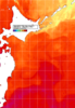 NOAA人工衛星画像:親潮域, 1週間合成画像(2026/08/15～2026/08/21UTC)