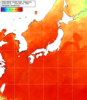 NOAA人工衛星画像:日本全域, 1週間合成画像(2026/08/16～2026/08/22UTC)