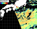 NOAA人工衛星画像:黒潮域, パス=20260822 10:20 UTC