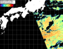 NOAA人工衛星画像:黒潮域, パス=20260822 10:40 UTC