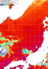 NOAA人工衛星画像:日本海, 1日合成画像(2026/08/22UTC)