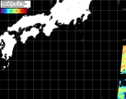 NOAA人工衛星画像:黒潮域, パス=20260822 23:10 UTC