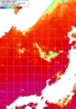 NOAA人工衛星画像:日本海, 1日合成画像(2026/08/23UTC)