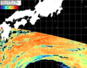 NOAA人工衛星画像:黒潮域, パス=20260824 00:30 UTC