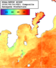 NOAA人工衛星画像:沿岸～伊豆諸島, 1日合成画像(2026/08/24UTC)