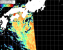 NOAA人工衛星画像:黒潮域, パス=20260826 12:20 UTC