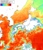 NOAA人工衛星画像:日本全域, 1日合成画像(2026/09/06UTC)