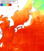 NOAA人工衛星画像:日本全域, 1週間合成画像(2026/08/31～2026/09/06UTC)
