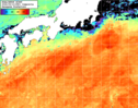 NOAA人工衛星画像:黒潮域, 1日合成画像(2026/09/12UTC)