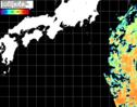 NOAA人工衛星画像:黒潮域, パス=20260916 10:00 UTC