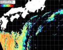 NOAA人工衛星画像:黒潮域, パス=20260918 11:20 UTC
