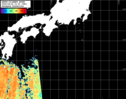 NOAA人工衛星画像:黒潮域, パス=20260918 13:00 UTC