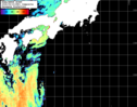 NOAA人工衛星画像:黒潮域, 1日合成画像(2026/09/19UTC)