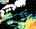 NOAA人工衛星画像:黒潮域, パス=20260927 23:40 UTC