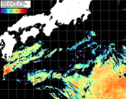 NOAA人工衛星画像:黒潮域, パス=20260928 00:00 UTC