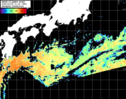 NOAA人工衛星画像:黒潮域, パス=20260928 11:00 UTC