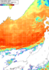 NOAA人工衛星画像:日本海, 1日合成画像(2026/09/28UTC)