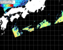 NOAA人工衛星画像:黒潮域, パス=20260929 10:40 UTC
