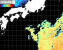 NOAA人工衛星画像:黒潮域, パス=20260929 11:00 UTC