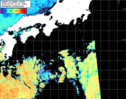 NOAA人工衛星画像:黒潮域, パス=20260929 12:40 UTC