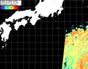 NOAA人工衛星画像:黒潮域, パス=20260929 23:20 UTC