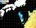 NOAA人工衛星画像:黒潮域, パス=20260930 10:10 UTC