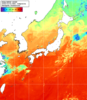 NOAA人工衛星画像:日本全域, 1日合成画像(2026/10/01UTC)