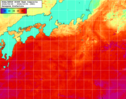 NOAA人工衛星画像:黒潮域, 1週間合成画像(2026/09/25～2026/10/01UTC)