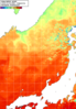 NOAA人工衛星画像:日本海, 1日合成画像(2026/10/02UTC)