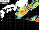 NOAA人工衛星画像:黒潮域, パス=20261003 23:10 UTC