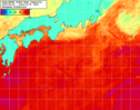NOAA人工衛星画像:黒潮域, 1週間合成画像(2026/09/28～2026/10/04UTC)