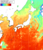 NOAA人工衛星画像:日本全域, 1日合成画像(2026/10/06UTC)