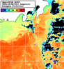 NOAA人工衛星画像:神奈川県近海, 1日合成画像(2026/10/06UTC)
