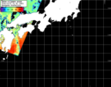 NOAA人工衛星画像:黒潮域, パス=20261007 01:50 UTC