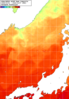 NOAA人工衛星画像:日本海, 1週間合成画像(2026/10/01～2026/10/07UTC)