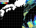 NOAA人工衛星画像:黒潮域, パス=20261009 22:50 UTC