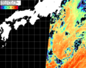 NOAA人工衛星画像:黒潮域, パス=20261013 23:30 UTC