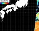 NOAA人工衛星画像:黒潮域, パス=20261014 23:10 UTC