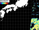 NOAA人工衛星画像:黒潮域, パス=20261024 22:40 UTC