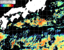 NOAA人工衛星画像:黒潮域, パス=20261025 00:20 UTC