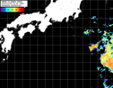 NOAA人工衛星画像:黒潮域, パス=20261025 10:00 UTC